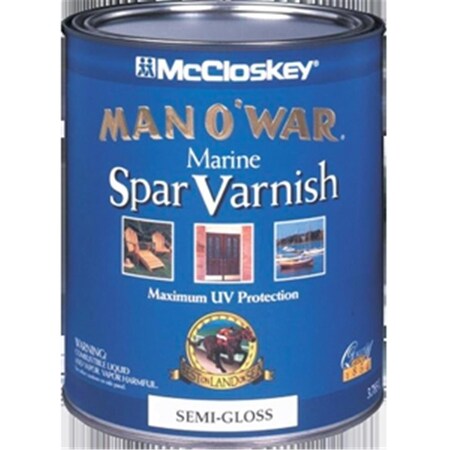 Mccloskey Company - Valspar McCloskey Company - Valspar 80-6537 1 Gallon Semi Gloss Man-O-War Spar Varnish 275 VOC 181716